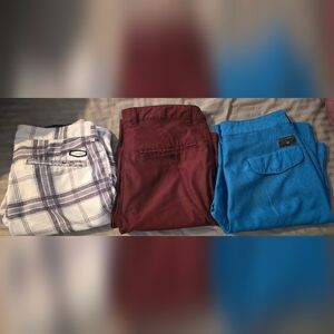 Mens Lot Of 3 BILLABONG PLATINUM, BKE HYBRID shorts Size 30 Waist
